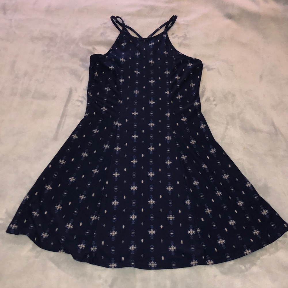 NWT Patterned Fit and Flare Dress